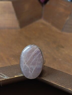 Pink Stone Oval Cocktail Ring